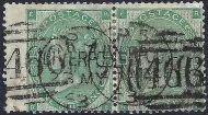 GB QV SG 90 1s Green Plate 1 (RE, RF) Pair