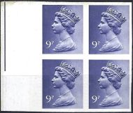 SG X883a 9p Violet Imperforate