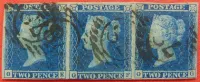 GB QV SG14 ES11b 2d Blue OG Re-Entry