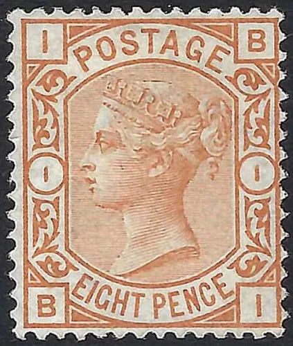 GB QV SG156 8d Orange (BI) MLH