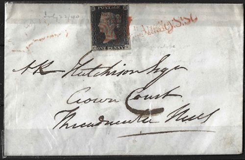 SG2 1d Black Plate 3 (CG) on Cover