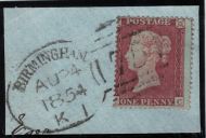 SG17 1d Red (PC) with BIRMINGHAM Spoon Cancel