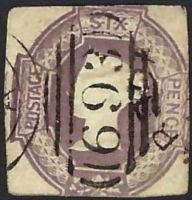 SG58 6d Lilac Embossed