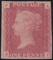 SG.43 1d Red Imprimatur Plate 79 (AF)