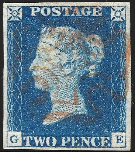 SG.5 2d Blue Plate 1 (GE) with Red MX