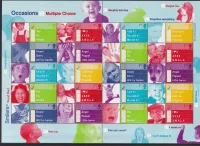 LS12 2003 Occasions Smilers Sheet
