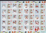 LS14 2003 Winter Robins Smilers Sheet