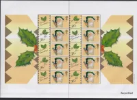 LS03 Smilers Sheet Christmas Post Office 2000 Logo